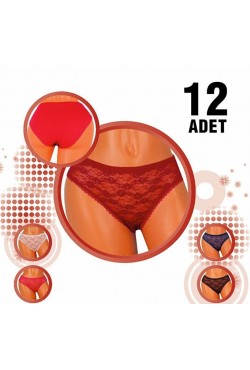 DONDEZA  BAYAN DANTELLİ  BATO  12'Lİ PAKET 