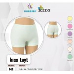 Dondeza 444 Kız Çocuk Penye Kısa Tayt 6'lı paket 