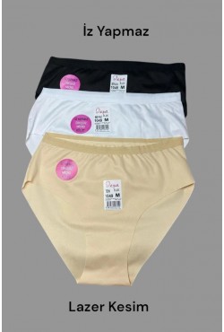 DONDEZA 1049 M BEDEN İZ YAPMAZ LAZER KÜLOT 12'Lİ PAKET