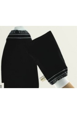 Kelebek 163-L Osmanlı Lastikli Kalın Kese - Siyah 12Li Paket 