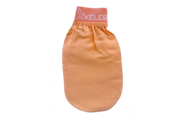  S.İpek Lastikli Banyo Kesesi Somon