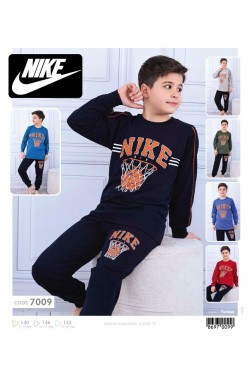 Kapi Kids 7009 Erkek Çocuk Uzun Kol Pijama Takım 4'lü Seri