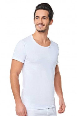 SEHER YILDIZI ERKEK PENYE BİSİKLET ATLET  6'Lİ PAKET BEYAZ