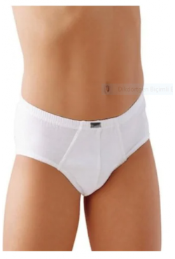 Tutku Erkek Çocuk Komslip 12'li Paket Beyaz
