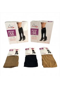 Özge mikro 50'denye diz altı çorap 12'li paket 