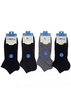 Dündar Plus Erkek Ince Patik Dikişsiz Pamuk  12'li 0300