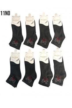 Miss Bella Taşlı Patik Çorap 12' li paket 