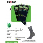 Dündar  Plus 5602 Erkek Bambu Likralı  Çorap  12'li paket 