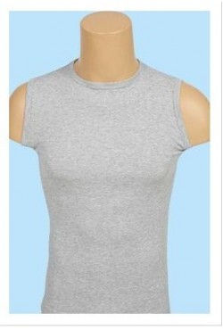 Ceylanoğlu Penye Ribana Sıfır Kol -Sıfır -Yaka Erkek Atlet %100 pamuk