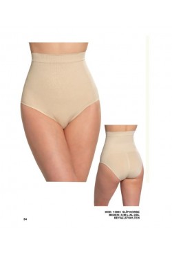 LİZA 13003 BAYAN SLİP KORSE -BEYAZ