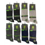Gezen Erkek Dikişsiz Bambu Çorap 12'li paket asorti 40/44
