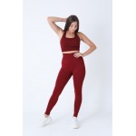 Liza Sporcu Tayt / Büstiyer Takımı S/M Bordo