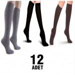 Özmen Dizaltı Anne Çorabı 12'li - Std