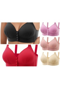 MFO 8801 SİLİKONLU ÖNDEN DÜĞMELİ SÜTYEN  (/85//90/95/95/100/105)  6'LI paket 