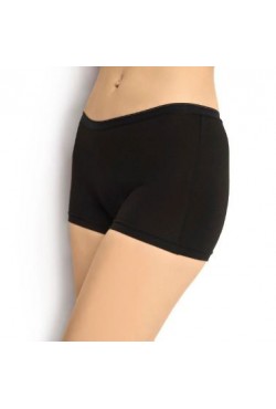 VICTOLA LINGERIE 113  Kadın Bambu Kumaş Boxer siyah 12'Lİ 